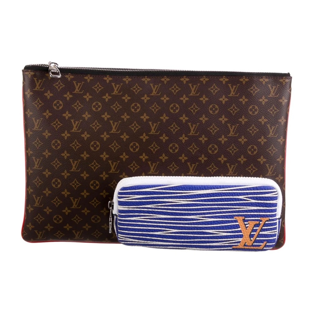🕹️ Louis Vuitton 🕹️ Monogram A4 Multipocket Pochette Clutch/Laptop Bag  NWT